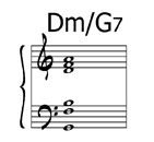 Dm/G7 - политональный аккорд