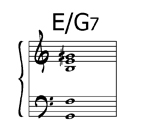 E/G7 - политональный аккорд