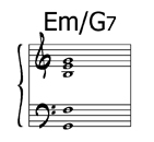 Em/G7 - политональный аккорд